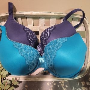 Victoria's Secret Body By Victoria Perfect Shape Bras (Lot of 2) 36 DDD (36 F)